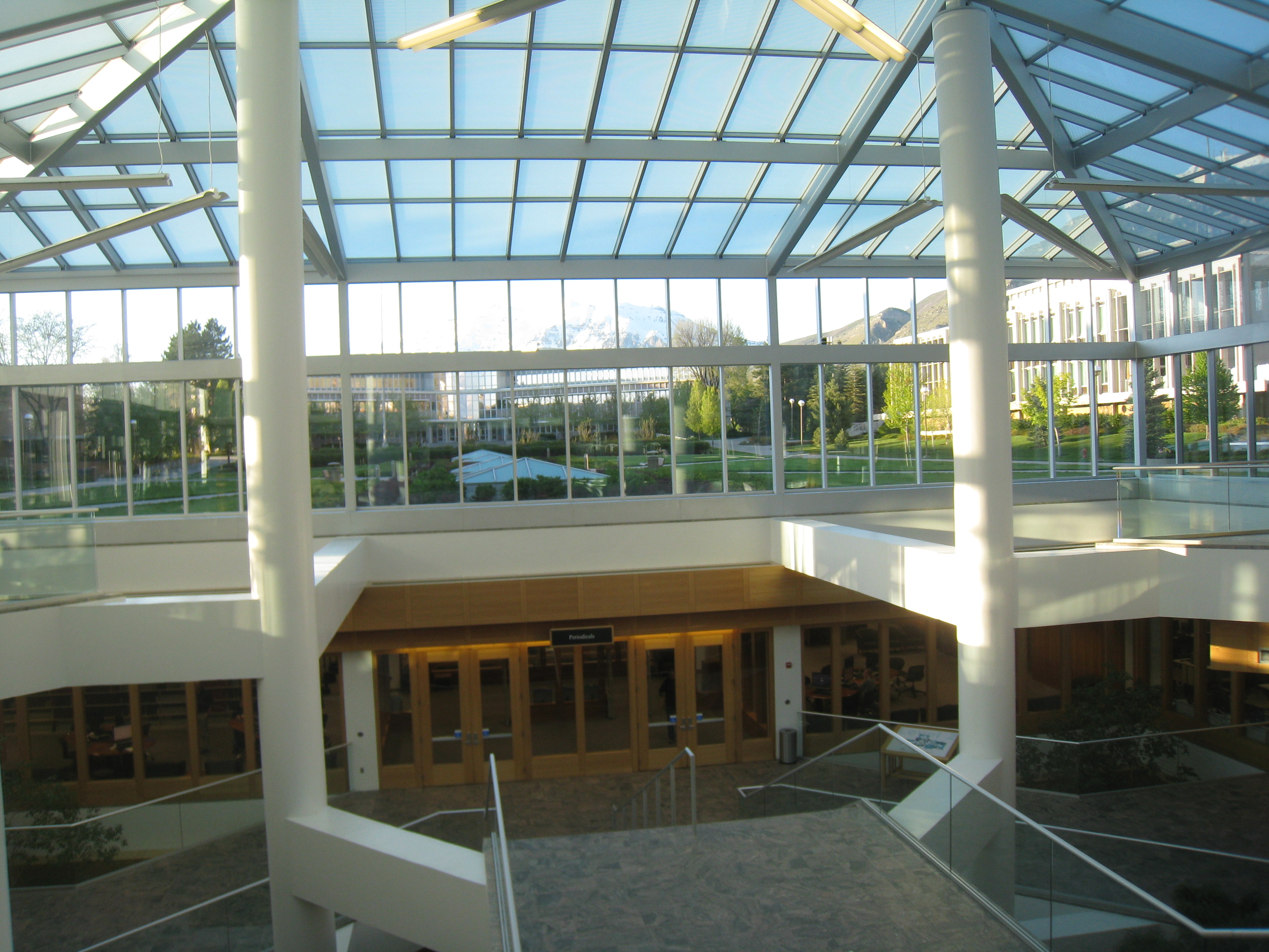View from BYU's Harold B. Lee Library | The Greg Jones Blog